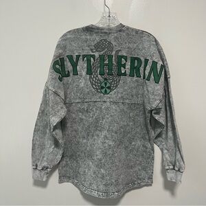 Universal Studios Harry Potter Spirit Jersey Slytherin Snake Sweatshirt Gray XS